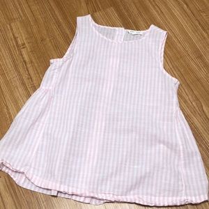 Pink and White stripe Top